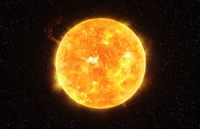 اندازه ی خورشید چند برابر قطر زمین است