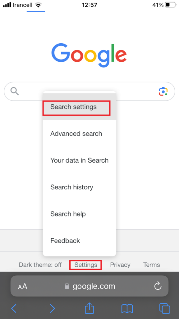 غیر فعال کردن جستجو ایمن گوگل