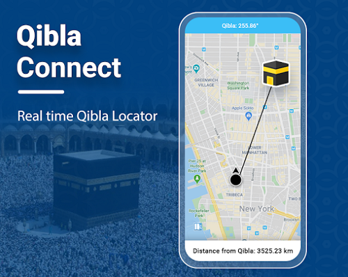 معرفی قبله نما آنلاین Qibla Connect