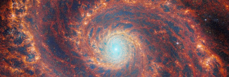 واضح ترین عکس ثبت شده از کهکشان گرداب توسط جیمز وب