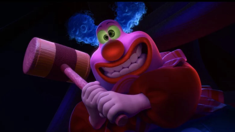 اسم شخصیت های کارتون درون و بیرون: Jangles the clown