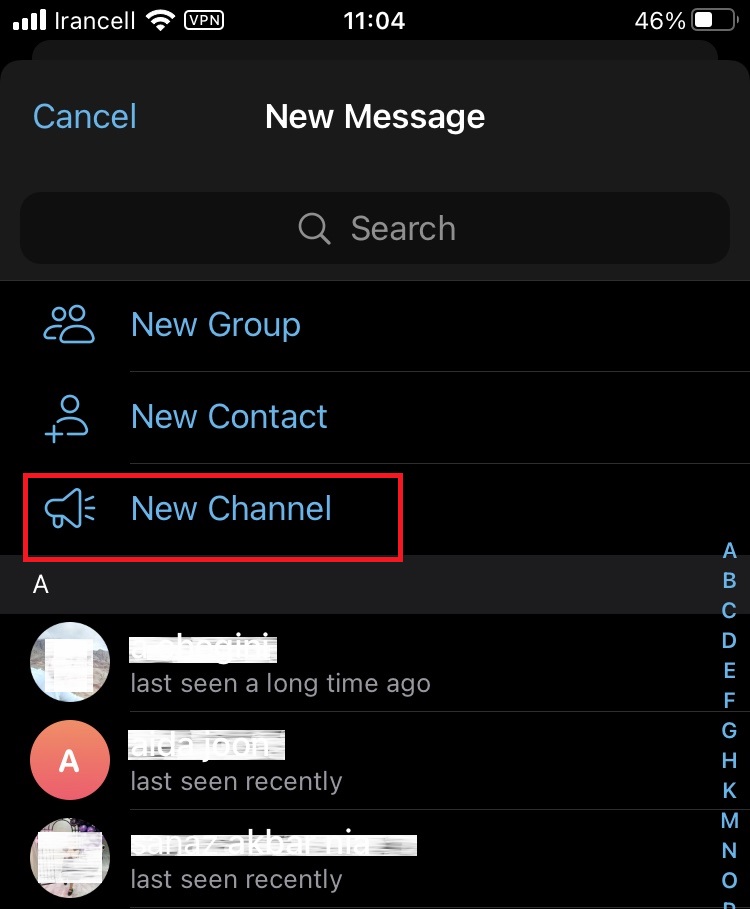 نحوه ساخت کانال در تلگرام