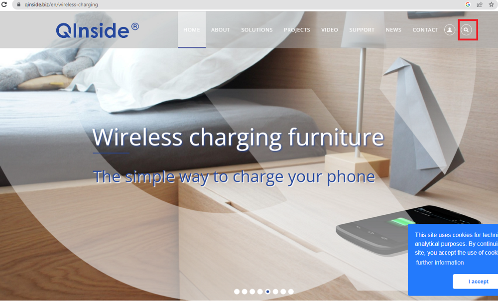 تشخیص گوشیهای با قابلیت شارژ بیسیم: سایت qinside