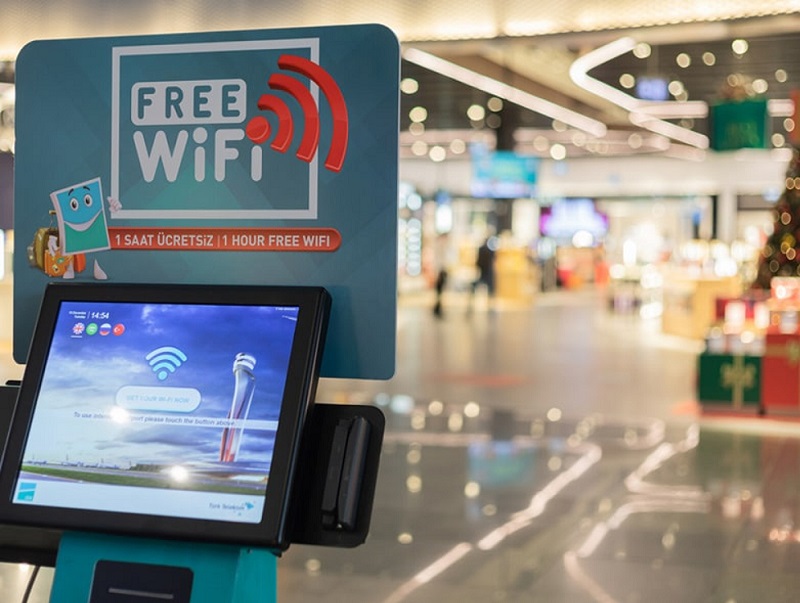 اینترنت رایگان در فرودگاه استانبول