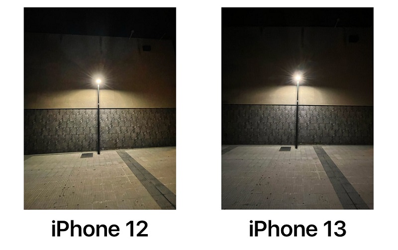 مقایسه گوشی اپل 12 با 13 در کیفیت عکس